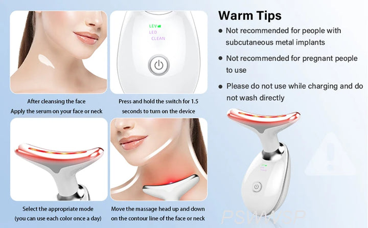 Face and Neck Lift and Anti-Wrinkle Device